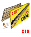 DID 525 VX3 Gold 108 Link X-Ring Heavy Duty Motorcycle Chain