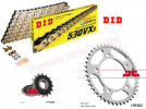 Honda CBF1000 DID Gold X-Ring Chain and JT Quiet Sprocket Kit (2006 to 2010)