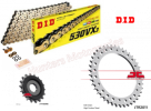 Triumph 1050 Speed Triple Gold DID X-Ring Chain and JT Quiet Sprocket Kit (2005 to 2011)