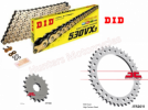 Triumph 1050 Speed Triple Gold DID X-Ring Chain and JT Sprockets Kit (2012 to 2015)