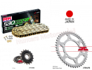 Yamaha XJR1300 Gold X-Ring RK (Japanese) Chain and JT Quiet Sprocket Kit (2007 to 2015)